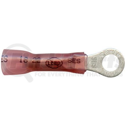 Phillips Industries 1-1878 STA-DRY® CRIMP, SOLDER & SEAL™ Ring Terminals - 20-18 ga., 25 pcs., Bag, 10", Red