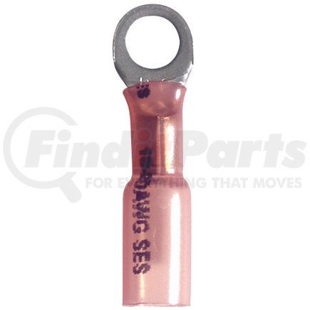 Phillips Industries 1-1919 STA-DRY® CRIMP & SEAL™ Ring Terminals - 22-18 ga., #10 Stud Size, 25 pcs., Bag, Red