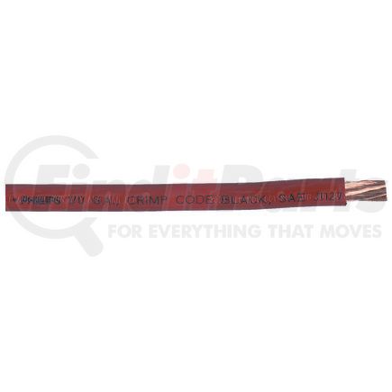 Phillips Industries 3-509 Battery Cable - 1/0 ga., Spool, 25 ft., 133 x 21 Stranding, Red Jacket, 0.585 O.D.