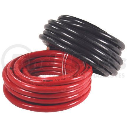 Phillips Industries 3-511 Battery Cable - 2/0 ga., Spool, 25 ft., 133 x 23 Stranding, Red Jacket, 0.64 O.D.