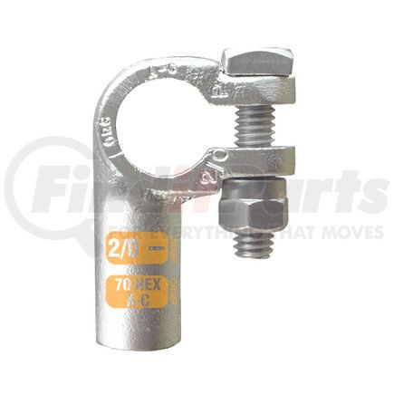 Phillips Industries 8-1360 Battery Connector - Right Elbow, Positive, 2/0 gauge