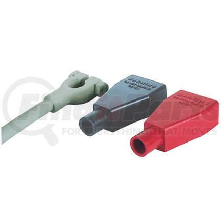Phillips Industries 8-7125 Terminal Protector - Straight Clamp, 1/0 and 2/0 Gauge, Black