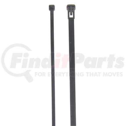 Phillips Industries 8-48147 Cable Tie - 14" Black, Nylon, 50#, Releasable, 100 Pcs., Polybag