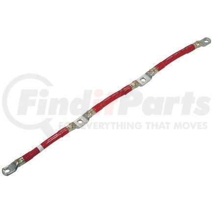 Phillips Industries 9-372 CLEAR-VU™ Battery Jumper - OEM Replacement, 2/0 CLEAR-VU™ Translucent Red, 4 lug, 26''