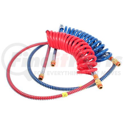 Phillips Industries 11-340 Air Brake Coil - Heavy Duty, 15 ft., Red and Blue Set, with 40" Lead