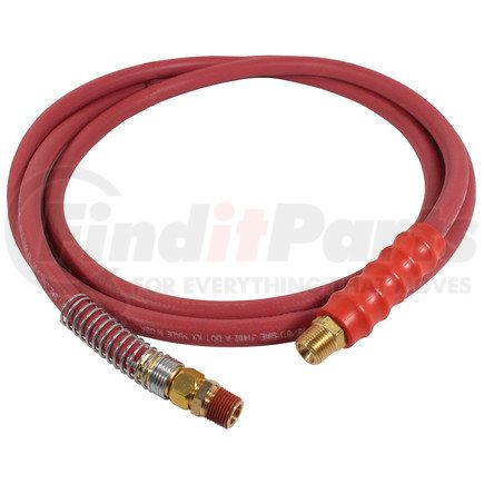 Phillips Industries 11-81108 Air Line - Straight, Rubber, Red, 12 ft., Red (Emergency) Grip
