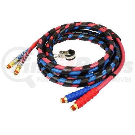 Phillips Industries 11-82120 Air Line Assembly - 2-in-1, Red and Blue Rubber, 12 Ft. With Red and Blue (Emergency and Service) Handles