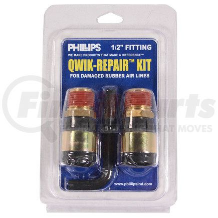 Phillips Industries 12-050 Kit - QWIK-REPAIR™, 3/8" Rubber Hose 1/2" fittings