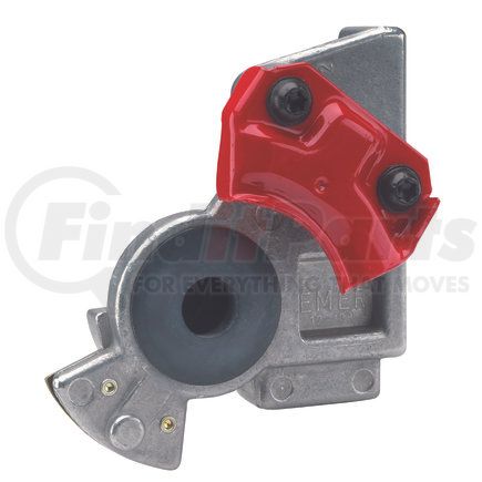Phillips Industries 12-138 Trailer Mount (38°) Gladhand - Emergency, red, bottom port, 3/8" female pipe thread