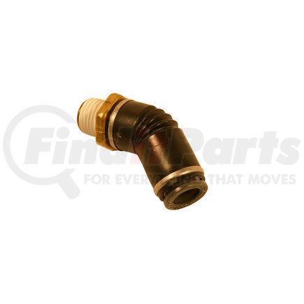 Phillips Industries 12-98064 QWIK-FIT™ Composite Fitting - 45° Male Elbow Push Lock, 3/8" Tube - 1/4" Pipe