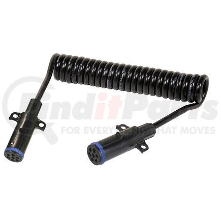 Phillips Industries 24-4620 Cable Assembly - PERMACOIL™, Coiled, 15 Ft., 6/14 & 1/12 ga., with WEATHER-TITE™ PERMAPLUGS™