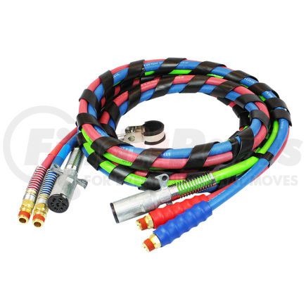 Phillips Industries 30-2191 3-in-1 Electrical/Air Assembly - 20 ft., ABS with Zinc Die-Cast Plugs, Rubber Air Lines