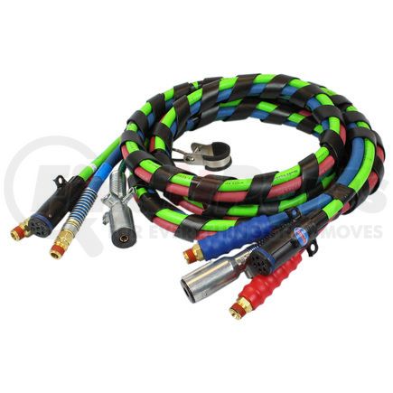 Phillips Industries 30-2250 4-in-1 Electrical/Air Assembly - 12 ft., ABS with WEATHER-TITE™ PERMAPLUGS™ Single Pole, Rubber Air Lines