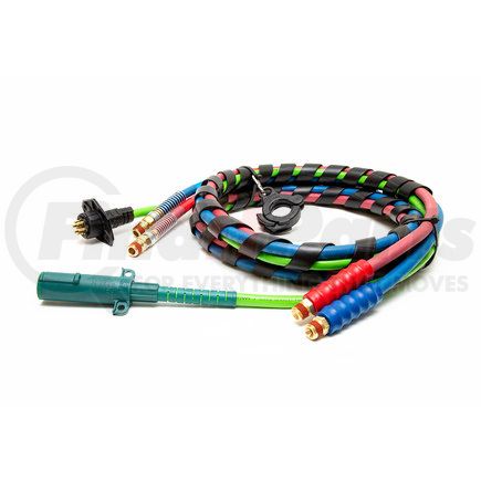 Phillips Industries 30-2175 3-in-1 Electrical/Air Assembly - 15 ft., ABS, with QCMS2™ and QCP™, Rubber Air Lines