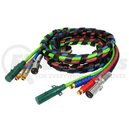 Phillips Industries 30-2257 4-in-1 Electrical/Air Assembly - 12 ft., ABS with QCP™, Dual Pole, Rubber Air Lines