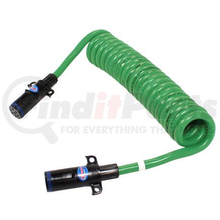 Phillips Industries 30-4620 Cable Assembly - ABS PERMACOIL, Coiled, 15 Ft., 4/12, 2/10 & 1/8 ga., with WEATHER-TITE PERMAPLUGS