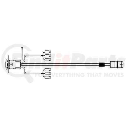 Phillips Industries 36-9020-018 QCS2® Main Module - 18'' with 6'' marker drop and 7 pole female