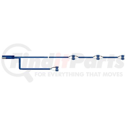 Phillips Industries 36-9601-036 Trailer Harness - Standard, ID and License, 3', lower ID lamps, and 2' license lamp