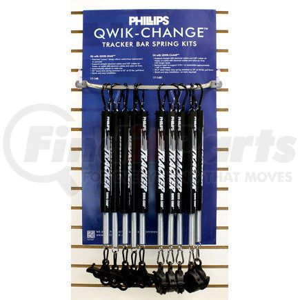 Phillips Industries 80-420 QWIK-CHANGE™ Tracker Bar Spring Kit Display