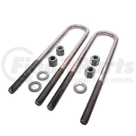 Euclid E-UB8161-18 U-Bolt Assembly - Round Bend, 7/8 -14 Thd. x 3 W x 18 L