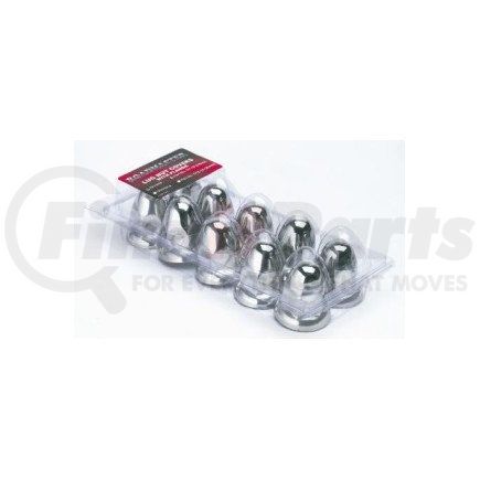 Roadmaster 111P-10 <LI>Chrome ABS nut cover with flange (10 pack)<LI>33mm