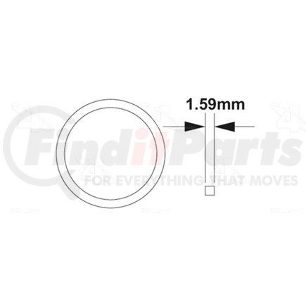 Four Seasons 24117 TEFLON SEAL ROTOLOCK FITT