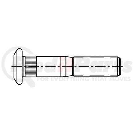 ConMet 103431 STUD WHEEL METRIC    M22 X 1.5MM X 4.15"