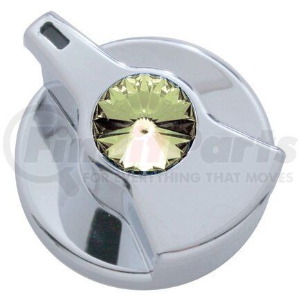 United Pacific 41263 CHROME PLASTIC PETERBILT TIMER KNOB W/ DIAMOND - SMOKE