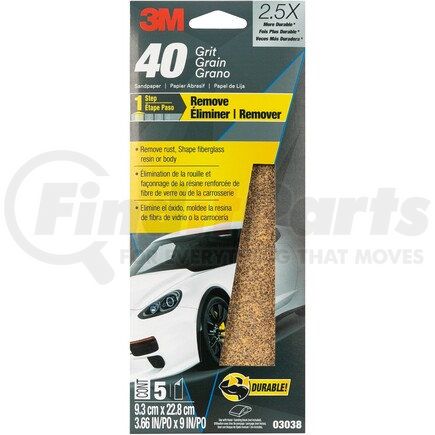 3M 03038 AUTOPAK SHTS COARSE 5/PAK