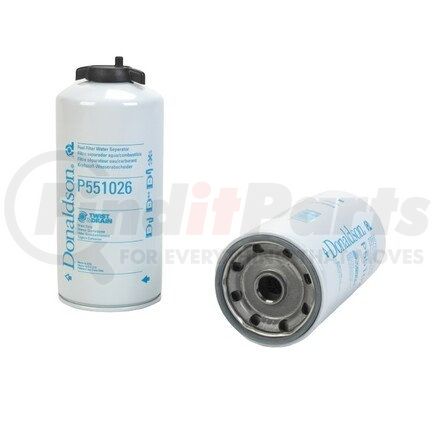 Donaldson P551026 Twist&Drain™ Fuel Filter, Water Separator Spin-On