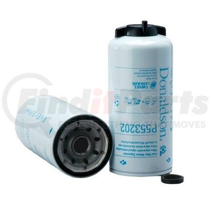 Donaldson P553202 Twist&Drain™ Fuel Filter, Water Separator Spin-On