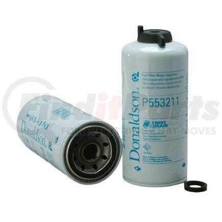 Donaldson P553211 Twist&Drain™ Fuel Filter, Water Separator Spin-On