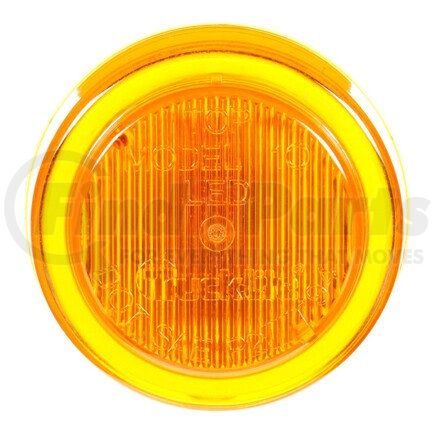 Truck-Lite 10050Y LED Clearance/Marker Light - 10® Series, Grommet Mount, Kit, 2 Diodes, Fit 'N Forget M/C, Female PL-10, 12V, Yellow