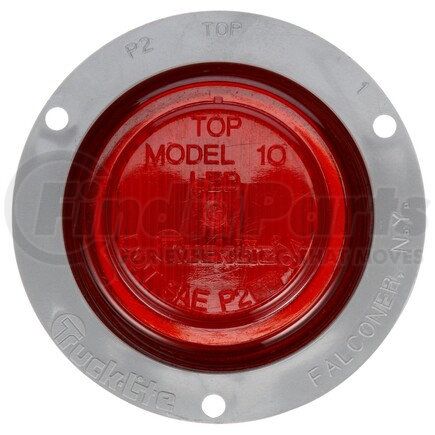 Truck-Lite 10051R LED Clearance/Marker Light - 10 Series, LED, Red Round, 2 Diode