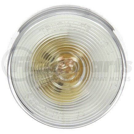 Truck-Lite 10204C 10 Series, Incandescent, 1 Bulb, Round Clear, Utility Light, PL-10, 24V