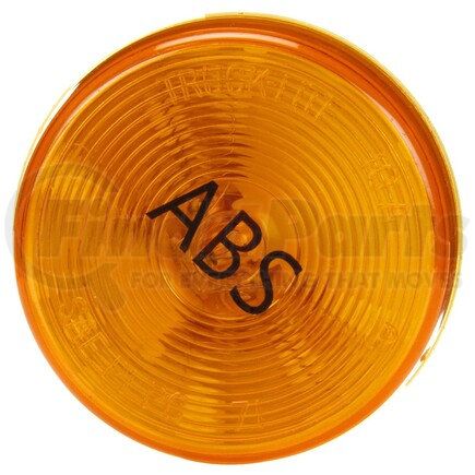 Truck-Lite 10212Y Super 10, ABS, Incandescent, Yellow Round, 1 Bulb, Marker Clearance Light, PC, PL-10, 12V