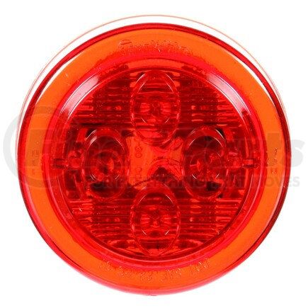 Truck-Lite 10286R 10 Series Low Profile LED Clearance Marker Light - 8 Diode, 12V, PL-10, Red Round