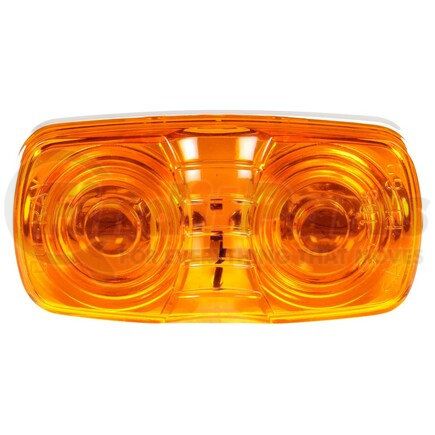 Truck-Lite 1211A Clearance/Marker Light - Signal-Stat, Incandescent, 2”X 4”, Rectangular, 2 Screw, Yellow, Hardwire/Blunt-Cut