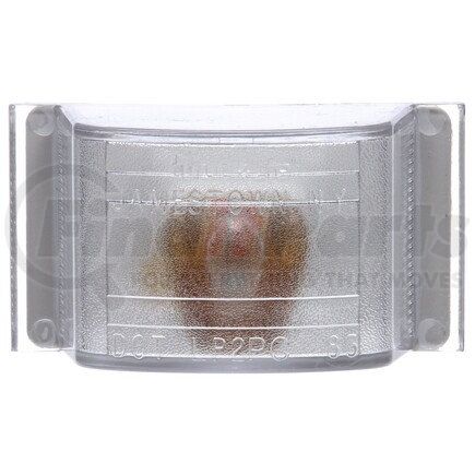 Truck-Lite 12200C 12 Series, Incandescent, 1 Bulb, Rectangular Clear, Utility Light, Brown Bracket Mount, PL-10, 12V, Kit