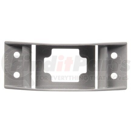 Truck-Lite 12723 12 Series, Bracket Mount, 12 Series Lights, Used In Rectangular Shape Lights, Gray ABS, 4 Screw Bracket Mount