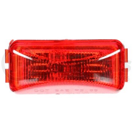 Truck-Lite 15250R 15 Series, LED, Red Rectangular, 1 Diode, Marker Clearance Light, P3, PL-10, 12V