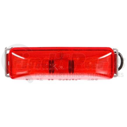 Truck-Lite 19002R Clearance/Marker Light - 19® Series, Incandescent, 2 Screw, Kit, Gray Mount, 2 Bulbs, Hardwired/Stripped-End, 12V, Red