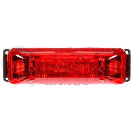 Truck-Lite 19032R 19 Series, Base Mount, LED, Red Rectangular, 2 Diode, Marker Clearance Light, P2, Black Polycarbonate Bracket Mount, Fit 'N Forget M/C, .180 Bullet Terminal/Ring Terminal, 12V, Kit