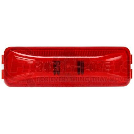 Truck-Lite 19200R 19 Series, Base Mount, Incandescent, Red Rectangular, 2 Bulb, Marker Clearance Light, PC, 19 Series Male Pin, 12V