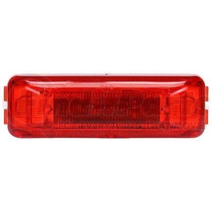 Truck-Lite 19350R 19 Series, LED, Red Rectangular, 2 Diode, Marker Clearance Light, P2, Fit 'N Forget M/C, 12V