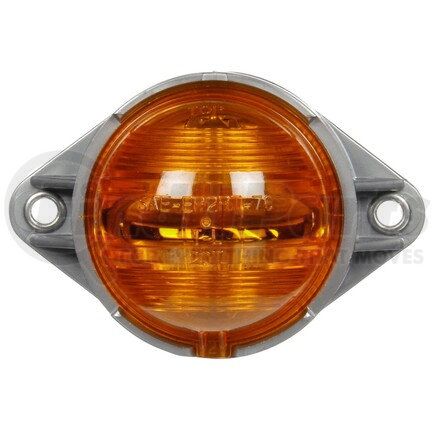 Truck-Lite 20310Y Incandescent, Yellow Beehive, 1 Bulb, Side Turn Signal, Black Bracket Mount, Hardwired, Stripped End, 12V