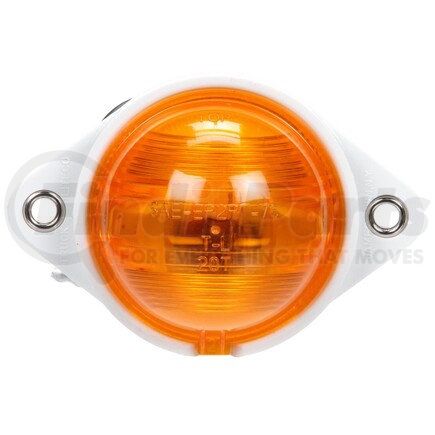 Truck-Lite 20316Y Incandescent, Yellow Round, 1 Bulb, Side Turn Signal, Bracket Mount, Hardwired, .180 Bullet, 12V