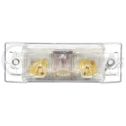 Truck-Lite 21004C Super 21, Incandescent, 1 Bulb, License Light, Rectangular, Clear 2 Screw Bracket Mount, Super 21 Plug, Stripped End, 12V, Kit