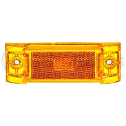 Truck-Lite 21051Y LED Clearance/Marker Light - 21® Series, 2 Screw, Reflectorized, Kit, Red Mount, 1 Diode, Fit 'N Forget M/C, 12V, Yellow