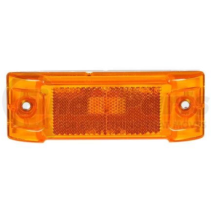 Truck-Lite 21501Y Clearance/Marker Light - Super 21® Series, Incandescent, 2 Screw, Kit, Reflectorized, Super 21 Plug / .180 Bullet, 1 Bulb, 12V, Yellow